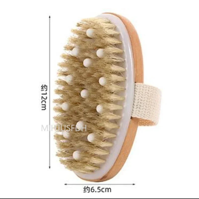 2 In 1 Dry Skin Body Massage Brush