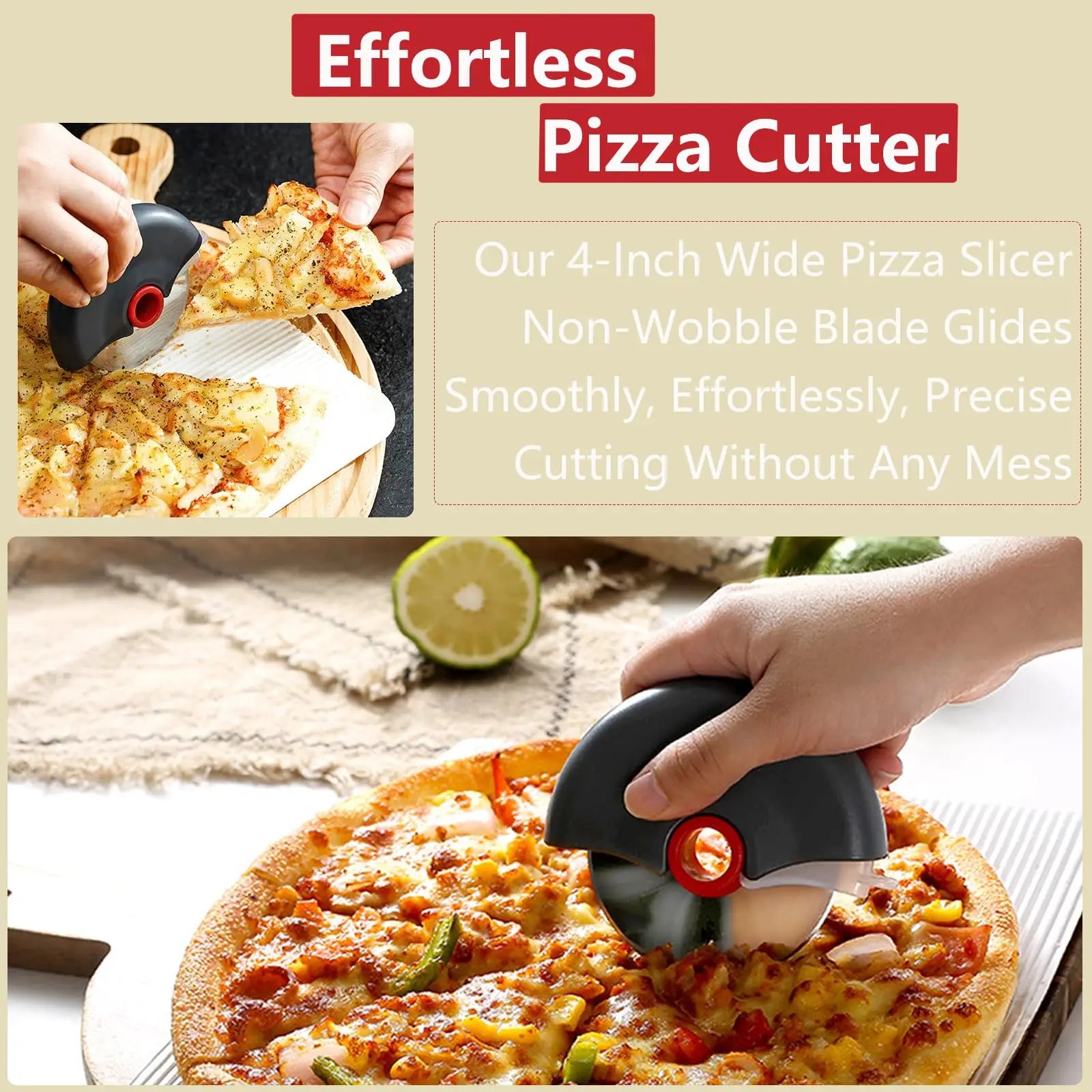 Multi-purpose Pizza Cake Dough Slicing Tool