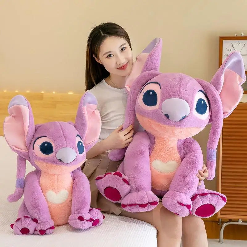 Cute Purple Couple Stitch Angie Stitch Doll Bed Pillow Doll Gift