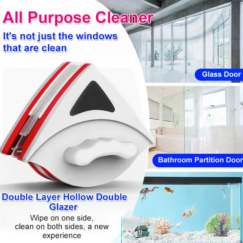 Double Sided Magnetic Window Cleaner