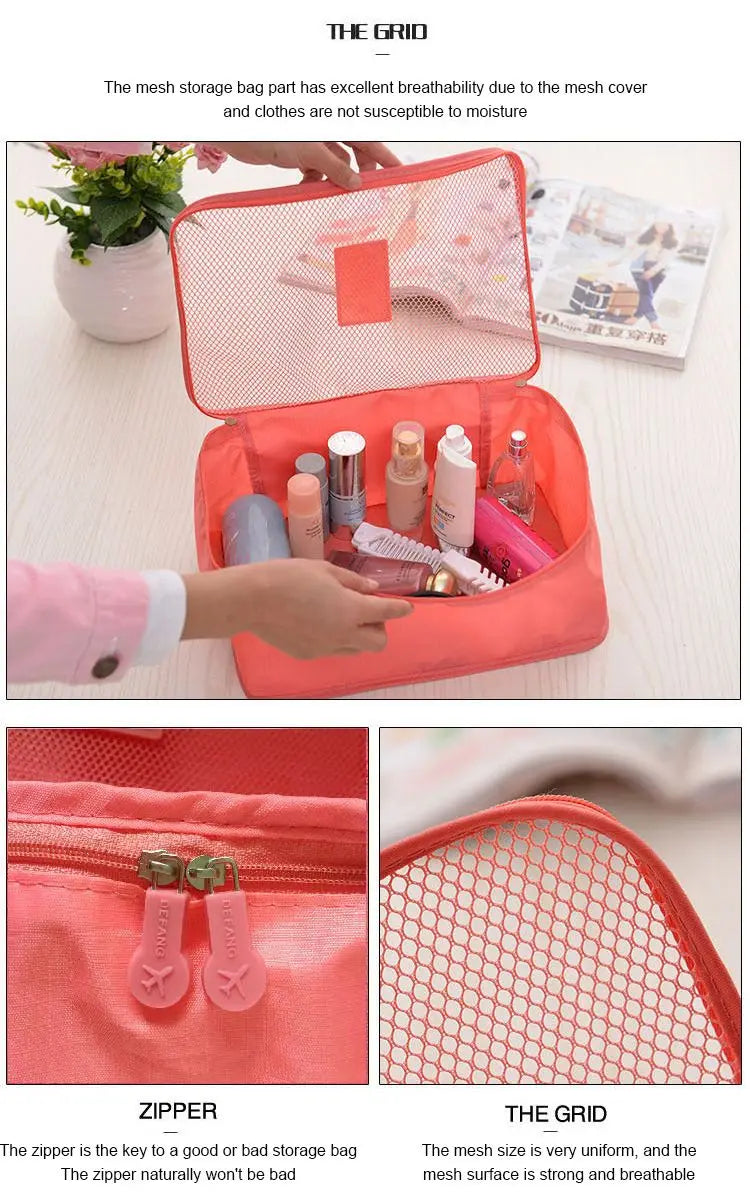 6 Pcs/Set Travel Storage Bag