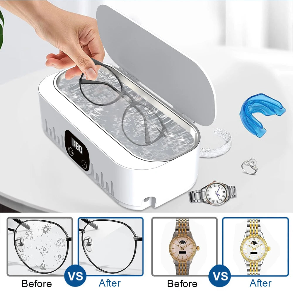 Ultrasonic Glasses, Jewelry Cleaning