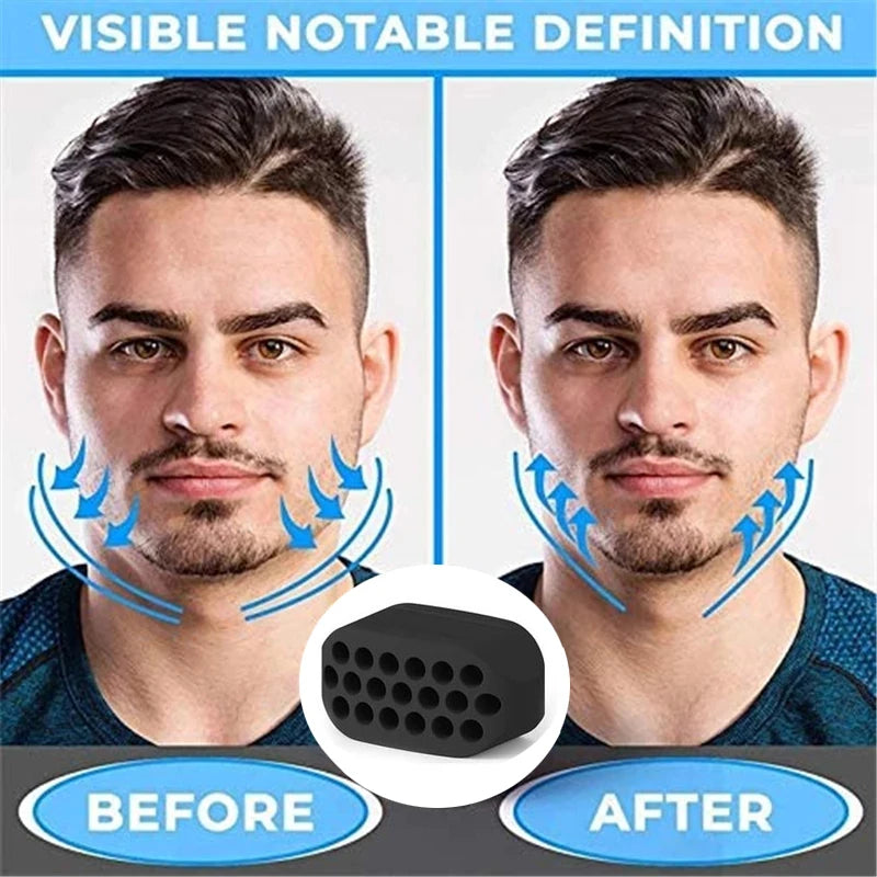 Silicone Exerciser Jawline Chew Ball