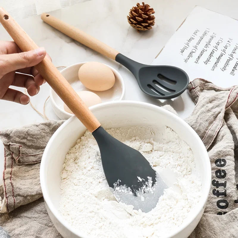 Silicone Non-Stick Kitchen Utensils