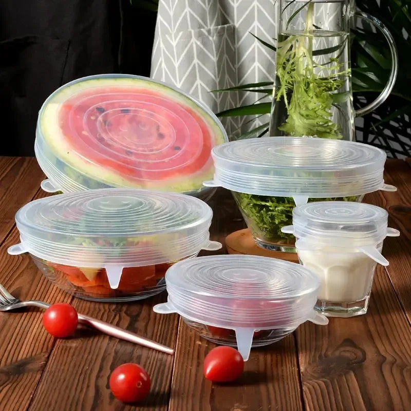 Food Cover Adjustable Elastic Silicone Cap