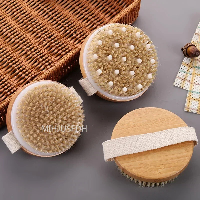 2 In 1 Dry Skin Body Massage Brush