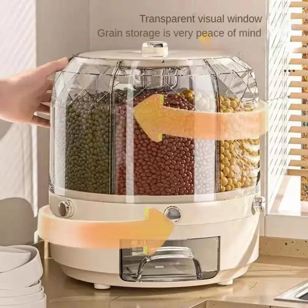 Rotating Rice Dispenser