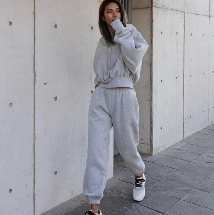 Casual Hoodie Coat Sports Suit