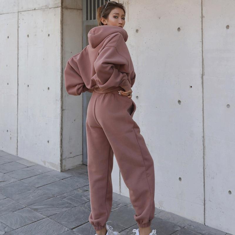 Casual Hoodie Coat Sports Suit